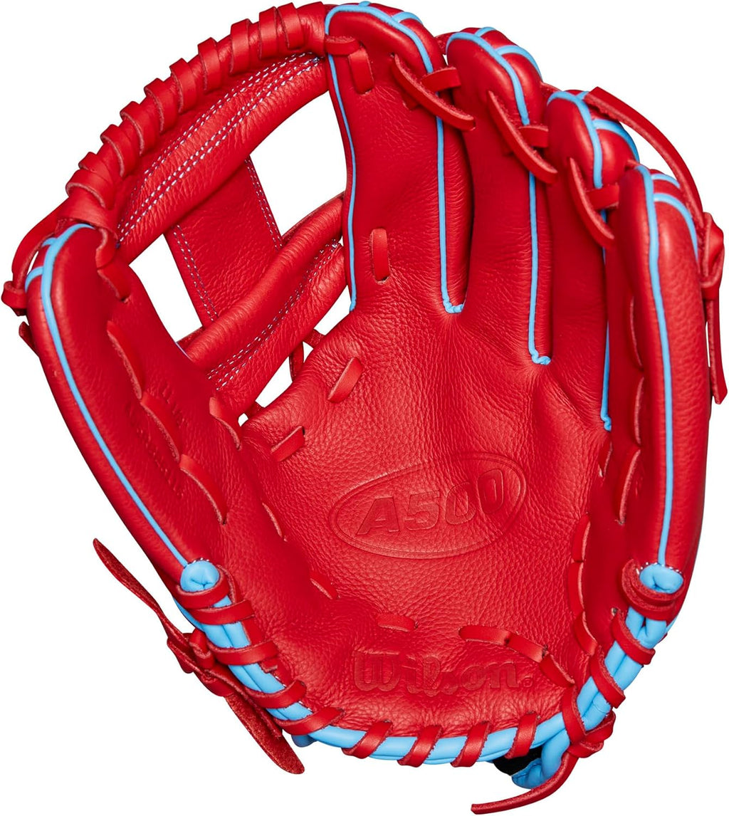 Wilson | A500 | Adult + Youth Baseball Glove + Mitt | Sizes 10.5" - 12.5" | Right + Left Hand Throw | Multiple Styles