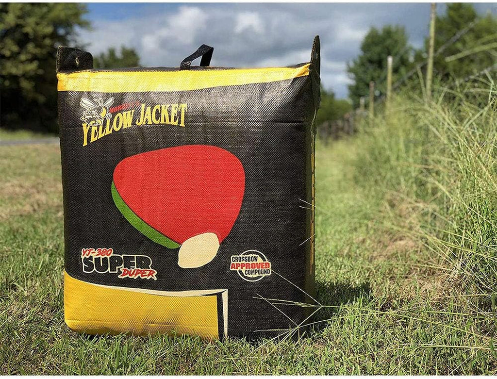Morrell Super Duper Field Point Bow Targets Archery Block Bag, Yellow | Portable Outdoor Target Practice Equipment for High Speed Compound Bows and Crossbows
