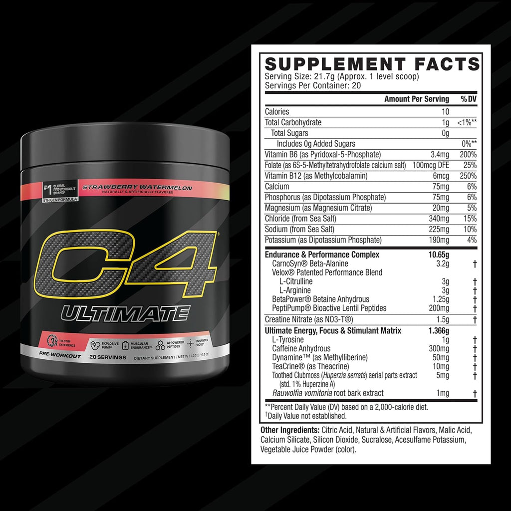 C4 Ultimate Pre Workout 20 Servings - 3Sons Sports & Fitness