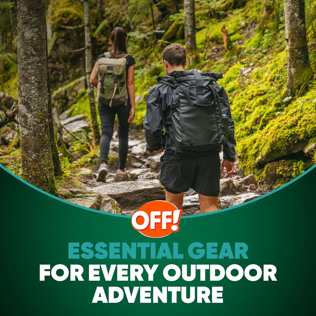OFF! Deep Woods Max Insect Repellent, Mosquito & Tick Aerosol Bug Spray with 20% Picaridin, Long Lasting Deet-Free Protection for up to 10 Hours 7.5 Oz