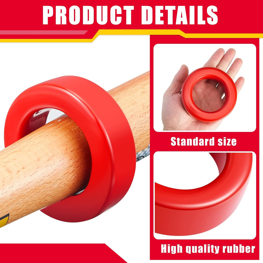Deekin 2 Pack Baseball Bat Weight 16 Oz Baseball Donuts for Adult Youth Softball Batting Weights Swing Training Hitting Practice Standard Bats