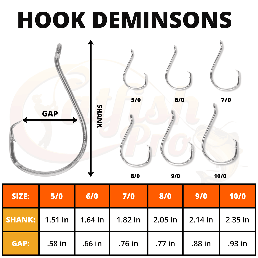 Double Offset Circle Hooks 8/0 - Value Pack