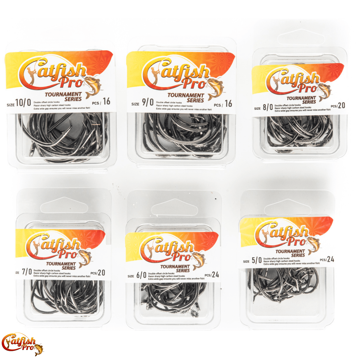 Double Offset Circle Hooks 5/0 - Value Pack