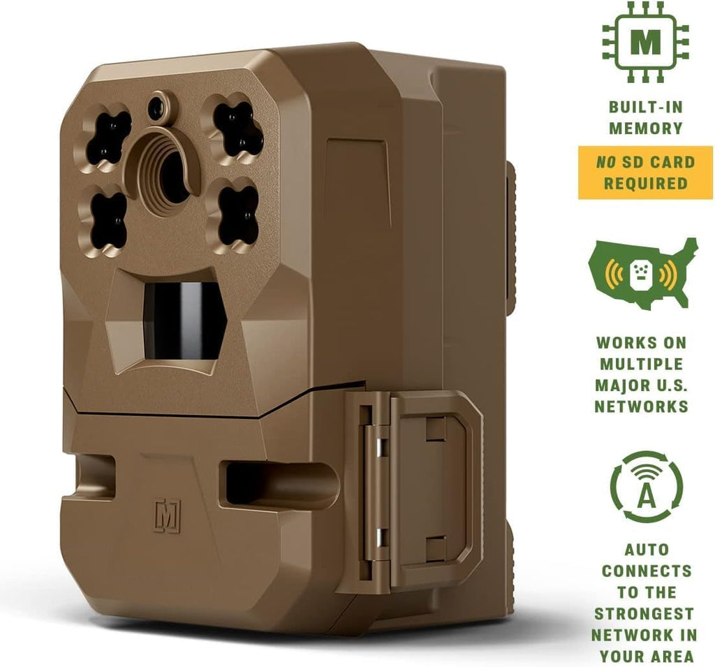 Moultrie Edge Cellular Trail Camera with Powermag Battery - 33MP | 3350Mah Powermag Lithium Ion Battery, Scout from Anywhere, HD Photos via Mobile App, 33MP, HD Video, Multi-Carrier