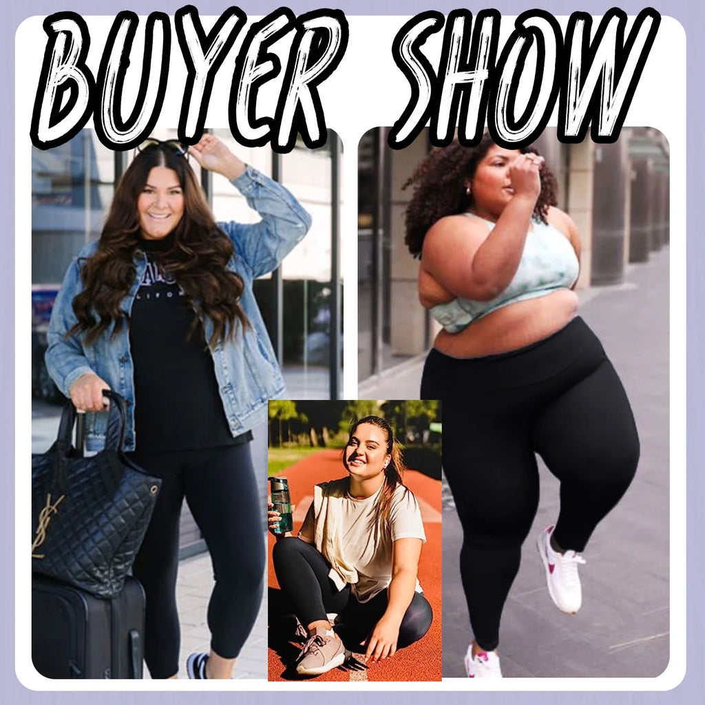 Nausy Women'S High Waist Yoga Pants with Pockets plus Size Leggings Tummy Control Workout Yoga Leggings