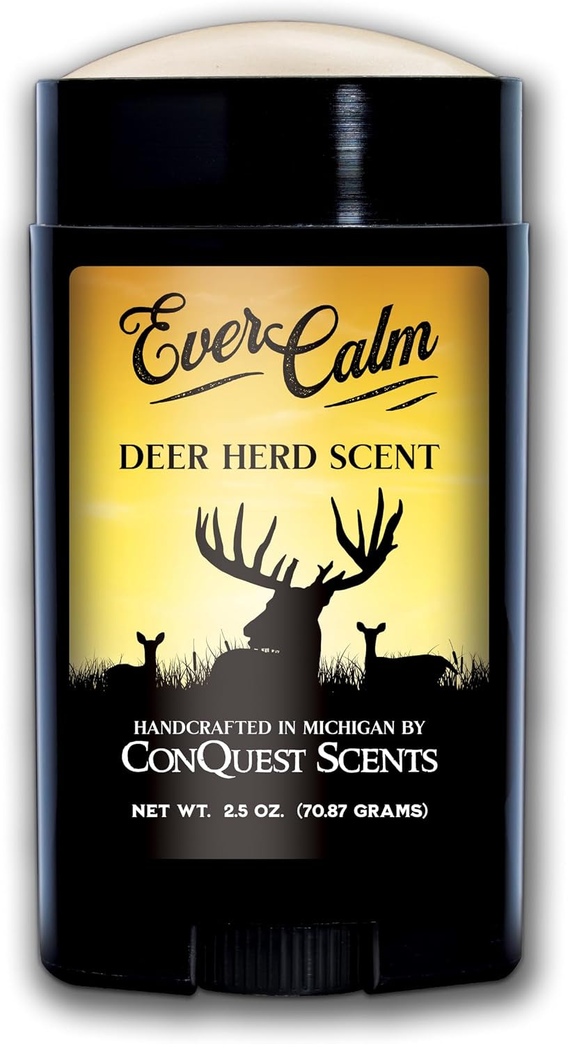Conquest Scents Evercalm Deer Herd Scent Scent Original Formula – Deer Attractant & Calming Scent – All-Season Effectiveness Deer Hunting Scents