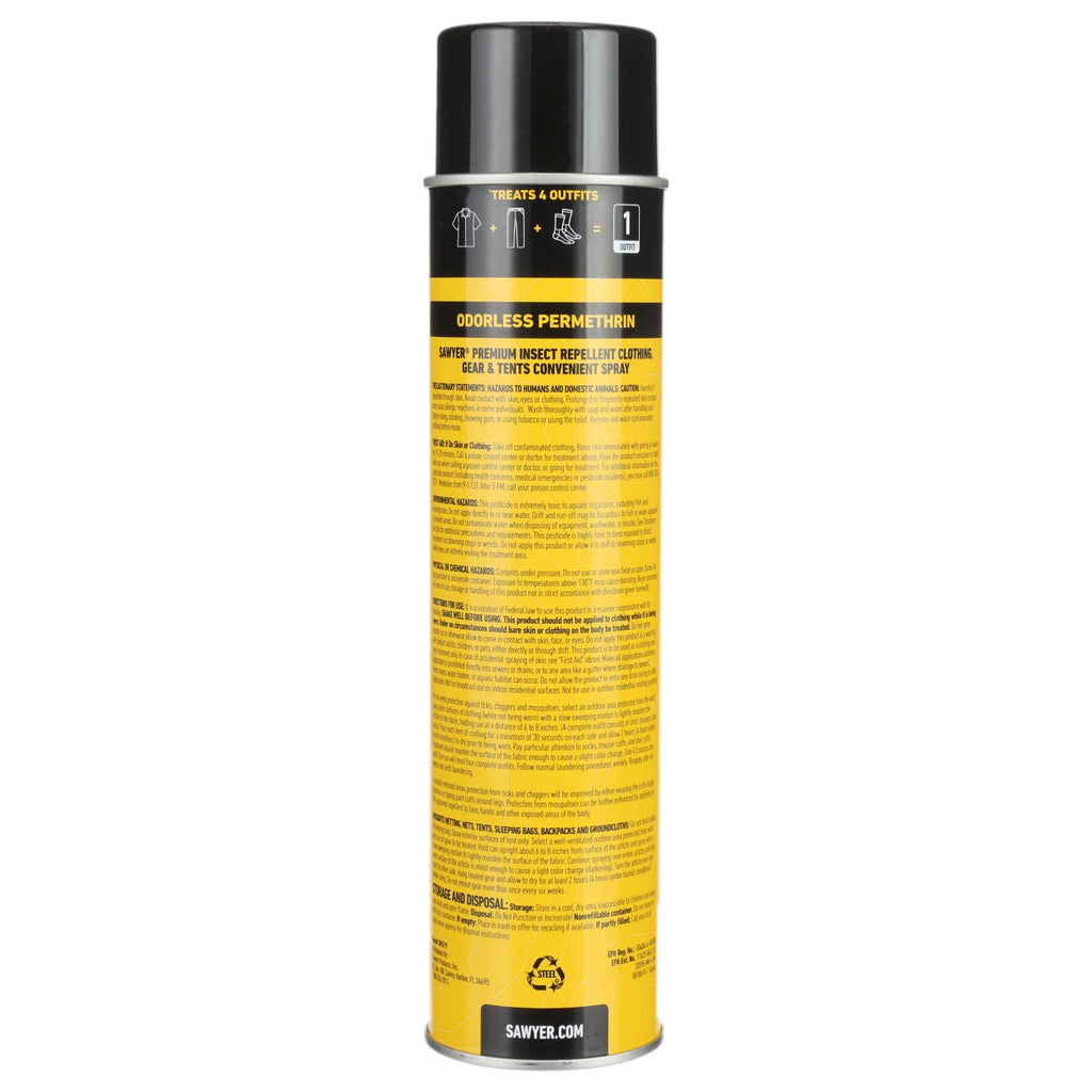 Sawyer Products Premium Permethrin Insect Repellent Aerosol Spray