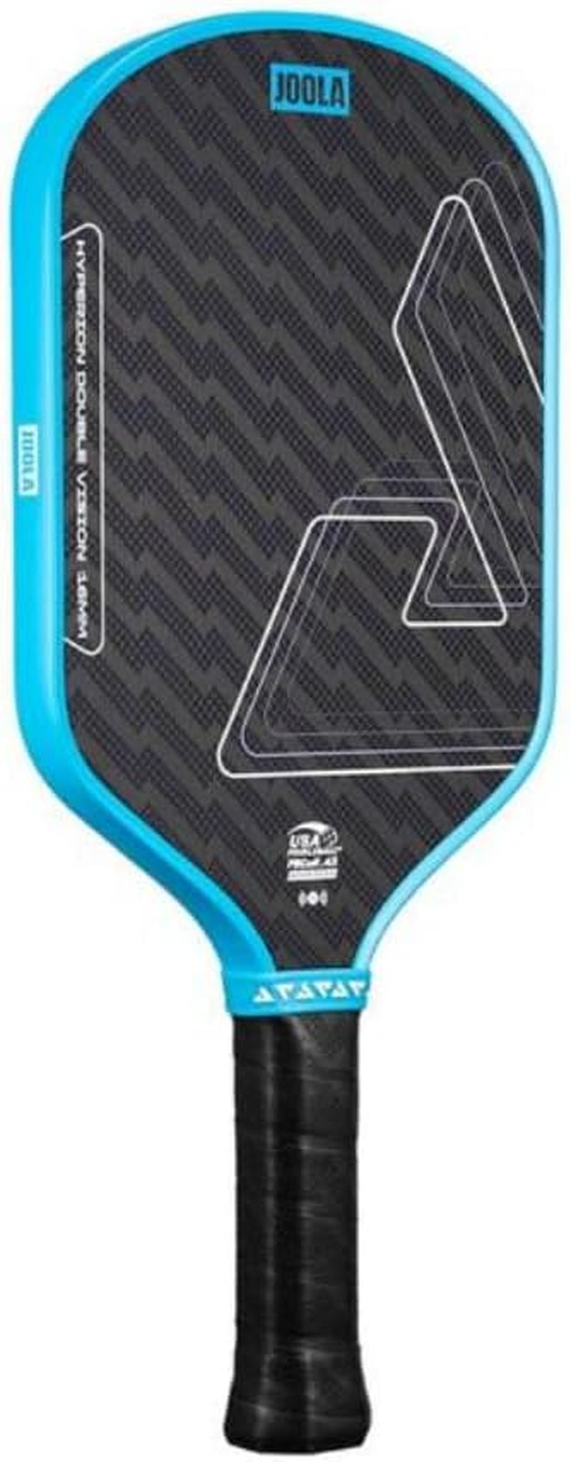 JOOLA Double Vision 16Mm Pickleball Paddle - Signature and Standard Shape - Aramid Surface for Softer Responsive Touch - SK Film for Reduce Vibration - USAP Approved - NFC Chip Enabled