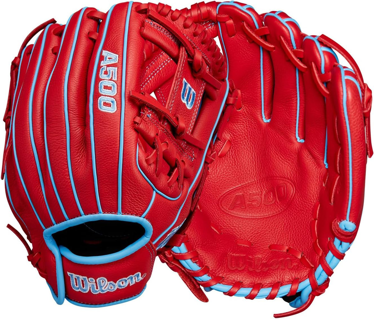 Wilson | A500 | Adult + Youth Baseball Glove + Mitt | Sizes 10.5" - 12.5" | Right + Left Hand Throw | Multiple Styles