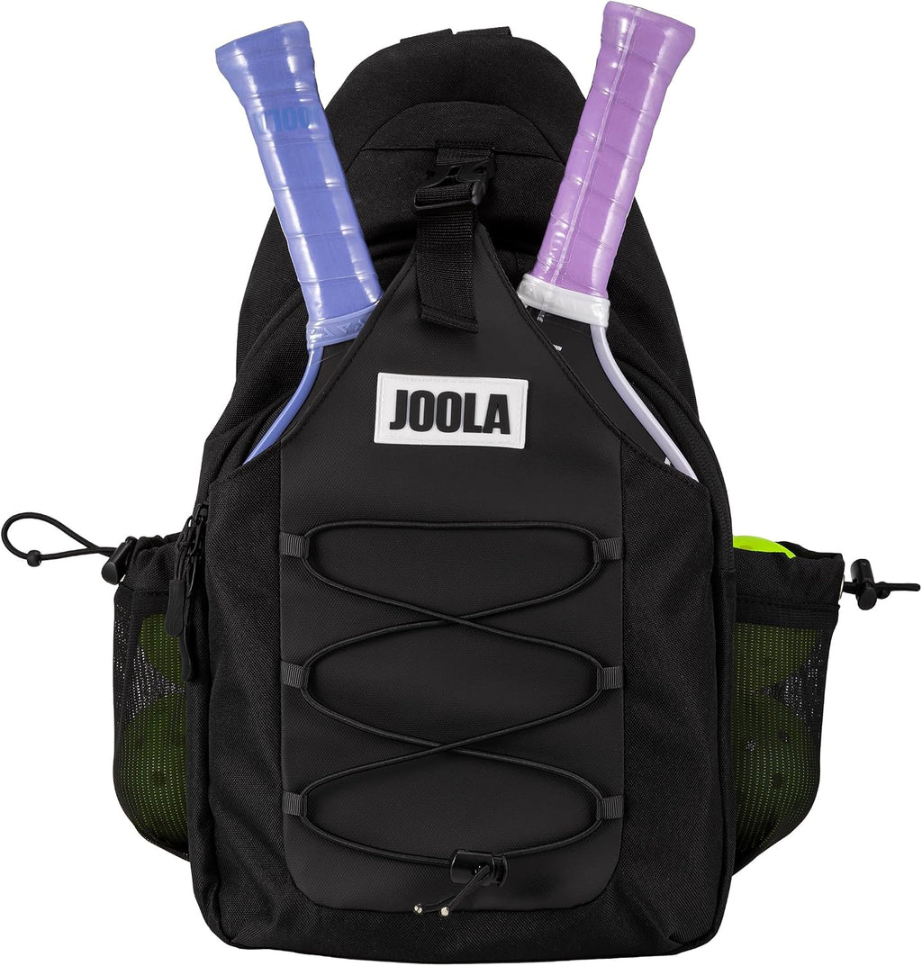 JOOLA Heat Vision Pickleball Paddles Set of 2 - Includes: 2 Pickleball Paddles, 4 Balls & Sling Bag - Lightweight USAPA Approved Carbon Fiber Paddle, Heat-Pressed Handle for Extra Stability, NFC Chip