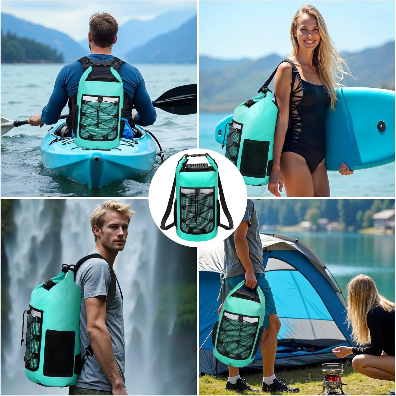 Waterproof Dry Bag for Outdoor Camping and Swimming