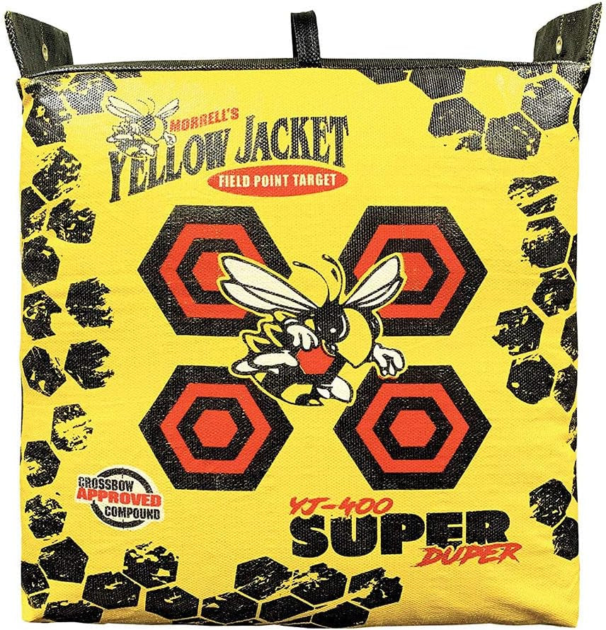 Morrell Super Duper Field Point Bow Targets Archery Block Bag, Yellow | Portable Outdoor Target Practice Equipment for High Speed Compound Bows and Crossbows