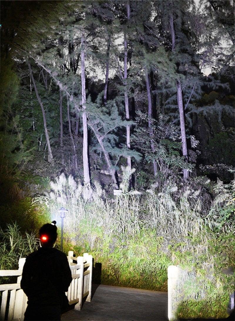 High Lumen Ultra Bright Powerful Rechargeable LED Headlamp  USB Head Lamp 7 LED Headlight Head Flashlight Waterproof Flashlight Head Torch For Outdoor Camping Cycling Running Fishing - 3Sons Sports & Fitness