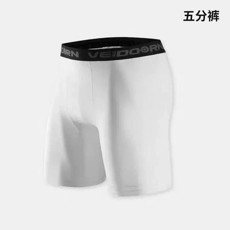 Men's Compression Leggings — Cool-Dry Running & Workout Tights