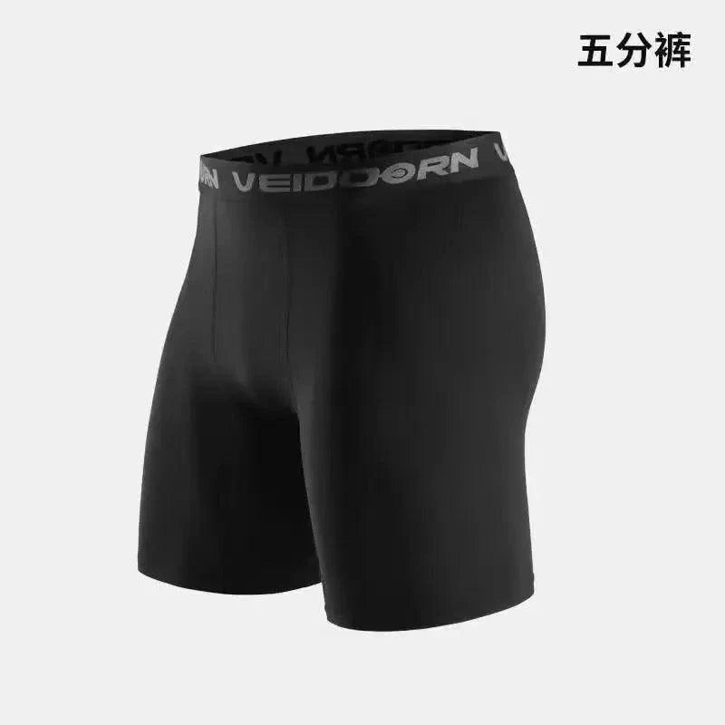 Men's Compression Leggings — Cool-Dry Running & Workout Tights