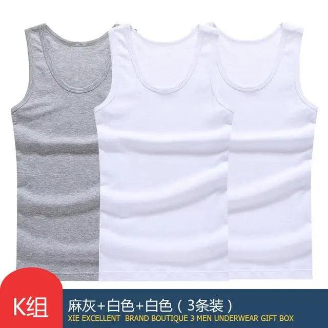 Men's Soft Cotton Sleeveless Muscle Tank Top — O-Neck Gym Vest