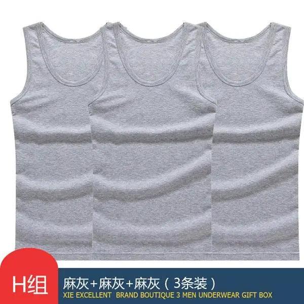 Men's Soft Cotton Sleeveless Muscle Tank Top — O-Neck Gym Vest
