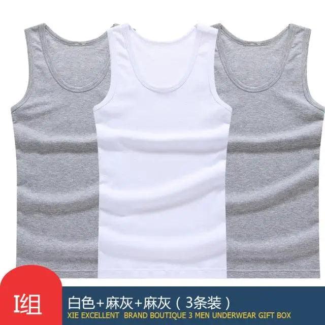 Men's Soft Cotton Sleeveless Muscle Tank Top — O-Neck Gym Vest