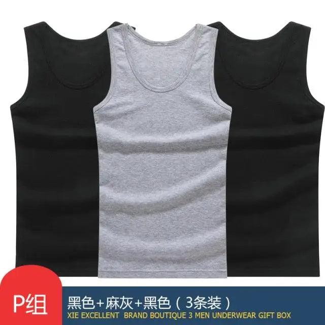 Men's Soft Cotton Sleeveless Muscle Tank Top — O-Neck Gym Vest