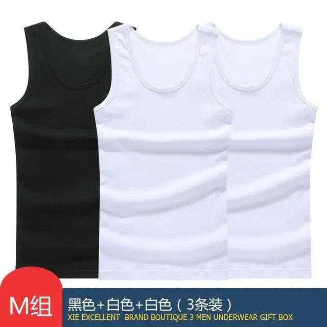 Men's Soft Cotton Sleeveless Muscle Tank Top — O-Neck Gym Vest