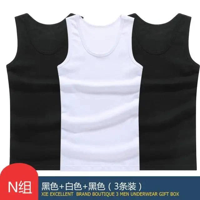 Men's Soft Cotton Sleeveless Muscle Tank Top — O-Neck Gym Vest