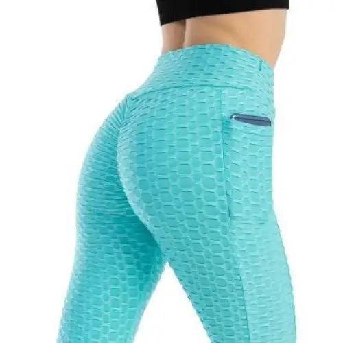 Women's High-Waist Leggings with Pockets — Push-Up Gym Pants