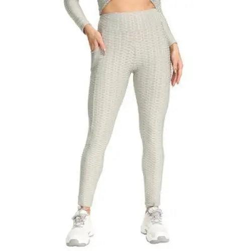 Women's High-Waist Leggings with Pockets — Push-Up Gym Pants