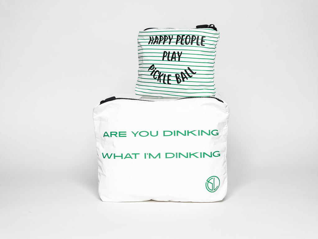Pickleball Organizer Bag-Happy People Play Pickleball