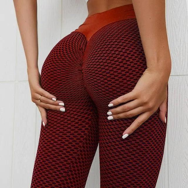 Women's High-Waist Push-Up Leggings — Breathable Gym & Yoga