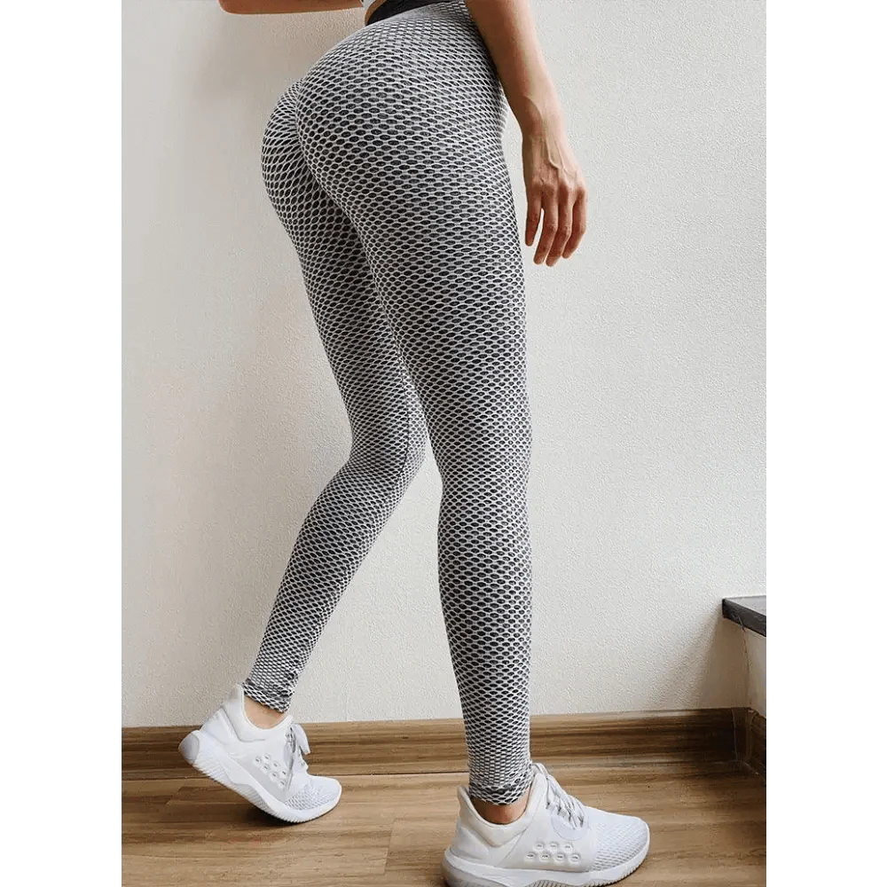 Women's High-Waist Push-Up Leggings — Breathable Gym & Yoga