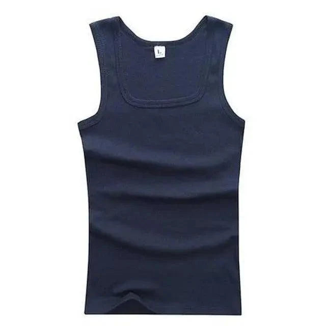Men's Plus Size Sleeveless Gym Vest — Fitness Tank Top