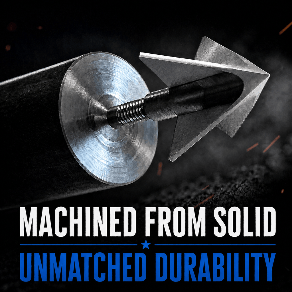 TOTA | 100 grain broadhead | 1-inch solid | fixed blade - 3Sons Sports & Fitness
