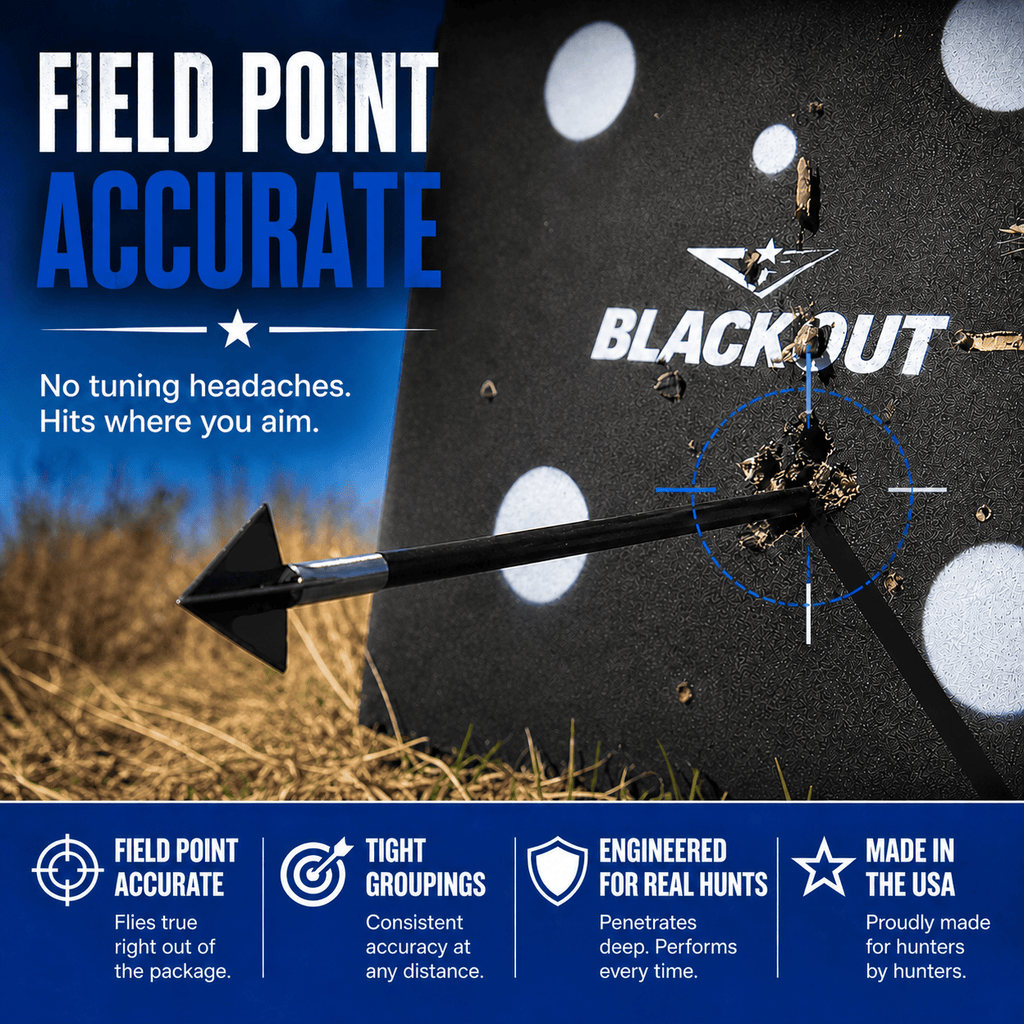 TOTA | 100 grain broadhead | 1-inch solid | fixed blade - 3Sons Sports & Fitness